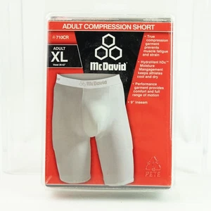 McDavid Adult Compression Short 710CR White Sz XL - Picture 1 of 4