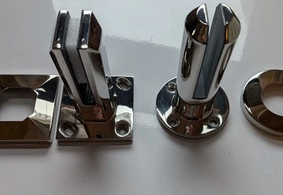 Glass Deck Mount Spigots - Duplex 2205 - Frameless Pool Fencing Balustrade - Image 1 of 4