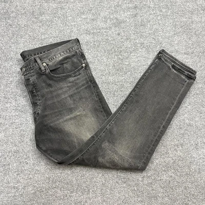 Pantalones de mezclilla Polo Ralph Lauren para hombre 35x30 negros The Sullivan ajustados desgastados Foto 1 de 4