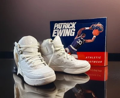 Ewing 33 HI White/White AG Men’s Size 10 US Basketball Shoes 1EW90171-100 - Image 1 of 4