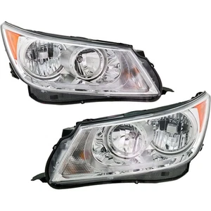 For Buick Lacrosse Headlight 2010-2013 Pair Passenger and Driver Halogen Type - Picture 1 of 7