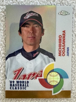2009 Topps Chrome World BB Classic Michihiro Ogasawara #9/50 GOLD Refractor - Image 1 of 4
