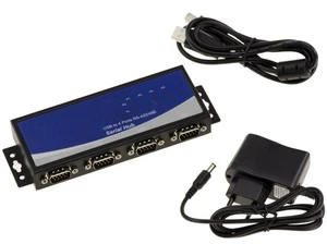 Adaptador Convertidor USB A 4 Puertos RS422 RS485 Industrial - Picture 1 of 4