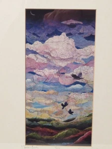 Liz Collins Heaven & Earth Framed Abstract Art Giclee? Print Signed Number 8/250 - Picture 1 of 9