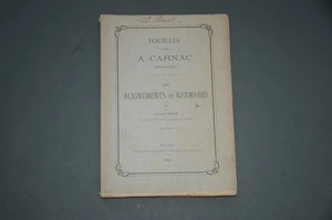 Seltene Archäologie Carnac Miln Ausgrabungen in Carnac Ausrichtung von Kermario1881 - Bild 1 von 10