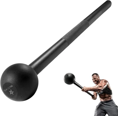 Yes4All Steel Mace Bell for Strength Training, Support Full Body, Muscles, Shoul - Imagem 1 de 4