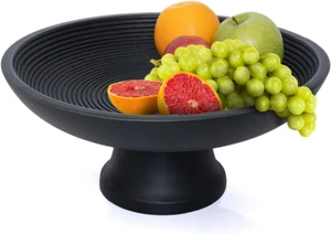 Frutero de madera para mostrador de cocina | Cesta grande de fruta de plátano premium de 12" para - Imagen 1 de 12