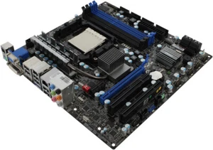 MSI 785GM-E65 MS-7596 AMD 785G HDMI Socket AM3 mATX Motherboard - Picture 1 of 6