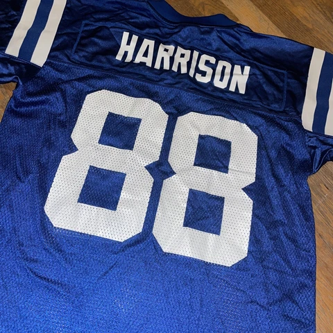 Indianapolis Colts Reebok Marvin Harrison NFL On Field Jersey Vintage MEDIUM Cover