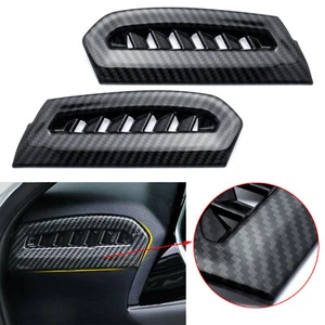 For Toyota Camry 2018-2024 2x Carbon Fiber Look Side Air Vent Outlet Decor Trim - Foto 1 di 11