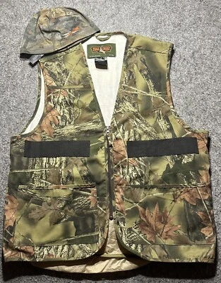 Trail Crest Men Hunting Vest/Skull Cap XL Camouflage Back Pouch - Image 1 of 4