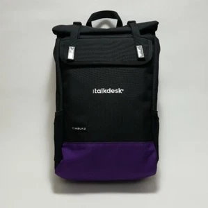 Timbuk2 Prospect Pack Laptop Backpack Medium Black/ Purple Embroidered - Photo 1/15