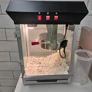 8 oz. Black Popcorn Machine / Popper - 120V **Brand New** - Picture 1 of 1