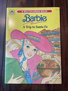Vintage 1990 BARBIE Trip to Santa Fe Big Coloring Book A Golden Book - Picture 1 of 7
