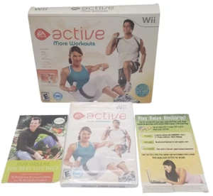 EA Sports Active More Workouts Nintendo Wii Game & Nutrition Book-New - Picture 1 of 14