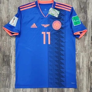 Maglia Calcio Adidas Colombia Away 2018 Juan Cuadrado Uomo M Mondiali Juventus - Foto 1 di 10