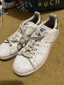 Limited Edition Elizabeth Line 2018 Adidas Stan Smith White Leather UK 5 38 rare - Picture 1 of 5