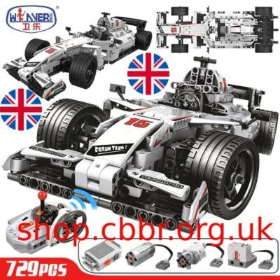 TECHNIC Racing Car ERBO 729pcs City F1  Remote Control Car Building Blocks - Image 1 of 4