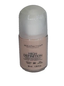 Max Factor High Definition Perfecting Makeup 1.25 oz #201 Natural Honey - Picture 1 of 1