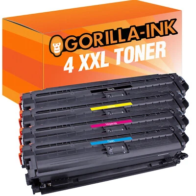GORILLA-INK 4 Toner XXL für HP CE340A-343A LaserJet Enterprise 700 Color M775F MFP M775Z MFP