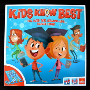 Kids Know Best Beat Parents Family board Game As NEW trivia vs grown ups toy
