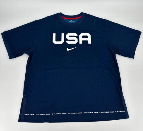 Nike Team USA Men's On Court Warm-Up L/S Shooting Shirt Sz Medium CD5582-451 Cover