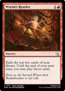 WRENN'S RESOLVE mtg casi nuevo-m Marcha de la máquina 1 común - Imagen 1 de 1