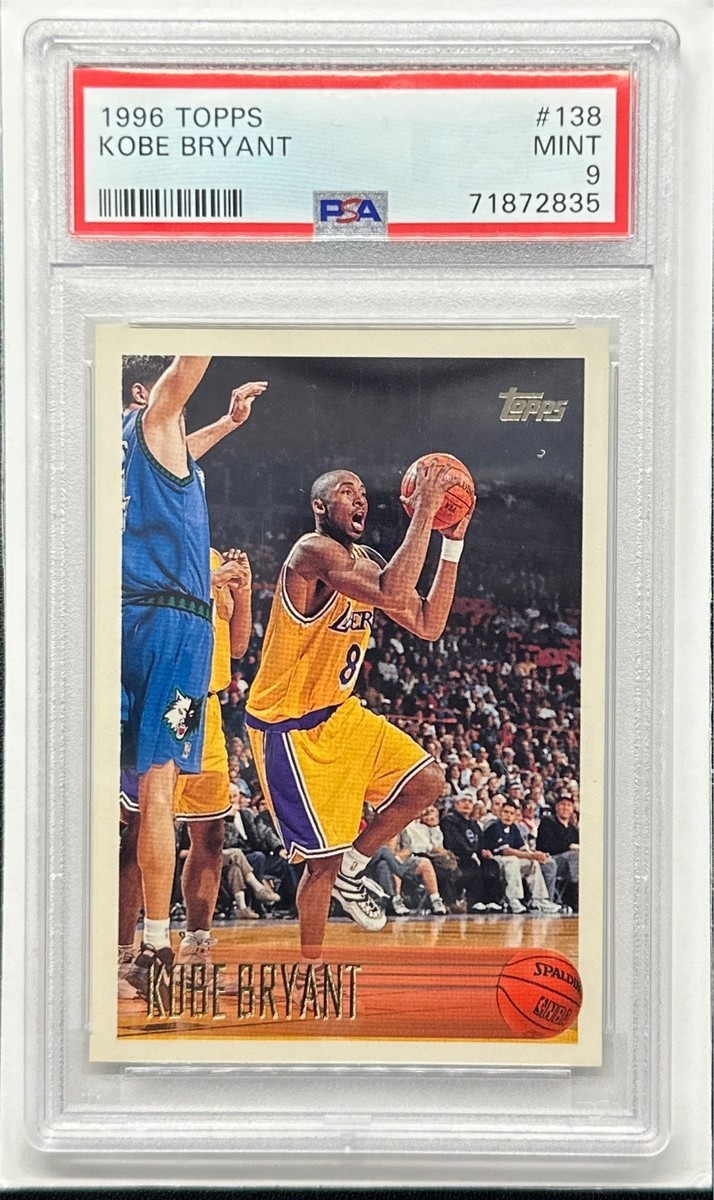 Kobe Bryant Professional Sports Authenticator (PSA) Basketball 