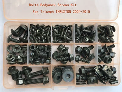 Complete Fairing For Triumph THRUXTON 2004-2015 Bolts Bodywork Screws Kit Nuts T - Image 1 of 4