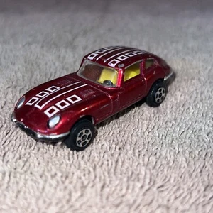Playart Jaguar E Type 2+2 Maroon 1/64 Vintage Diecast - Picture 1 of 8