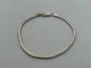 Estate Sterling Silver 7" Bracelet ZR-19 - Picture 1 of 4