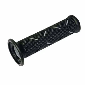COPPIA MANOPOLE MOTO STRADA FORATE PROGRIP 717 GRIGIO - Picture 1 of 3