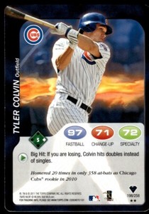2011 Topps Attax Tyler Colvin Chicago Cubs #198
