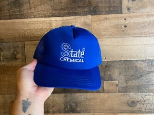 State Chemical Snapback Hat VTG Foam Front Cap USA Made Trucker Adult Mens Dad - Picture 1 of 6