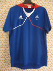 Maillot Adidas Equipe de France Tee shirt vintage jersey athletisme - 168 / S
