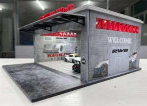 1:64 RWB Station Garage Led Light Diorama - Picture 1 of 7