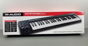 M-Audio Keystation 49 ES USB MIDI Controller Keyboard Black NEW - Picture 1 of 9