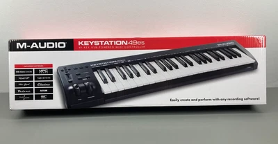 M-Audio Keystation 49 ES USB MIDI Controller Keyboard Black NEW - Image 1 of 4