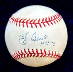 Yogi Berra Signed “H.O.F 72” Official American League Baseball. PSA - Picture 1 of 2