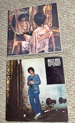 RARE LOT VINYL LP's rock pop BILLY JOEL + LINDA RONSTADT Don Henley Dolly Parton - Image 1 of 4