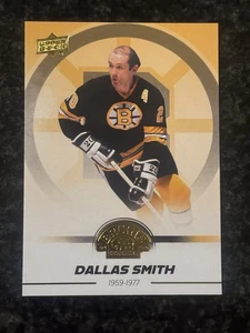 Dallas Smith BASE GOLD 2023-24 UD Boston Bruins Centennial #32 Boston Bruins - Picture 1 of 2