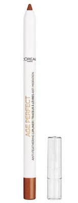 2x L'Oreal Paris Age Perfect Anti Feathering Lip Liner, #10 Bright Mocha - Image 1 of 4