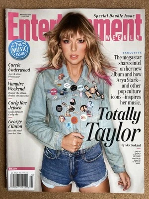 Entertainment Weekly Magazine Taylor Swift May 2019 Vintage British Fashion - Image 1 of 2