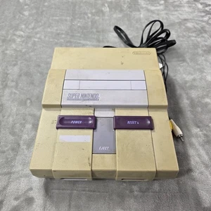 Nintendo Super NES Cubierta de Control y Cables de Video SNS-001 Hecho en Japón Sin Probar - Imagen 1 de 14