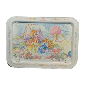 Vintage 1987 Lady Lovely Locks and the Pixietails Metall Schoß TV Tablett Pony Mädchen - Bild 1 von 7