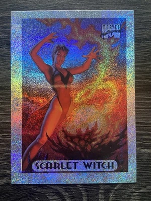 1993 Marvel Masterpiece Limited Edition HOLOFOIL Scarlet Witch 7 Of 10 - Image 1 of 2
