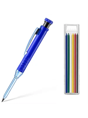 Metal Deep Hole Carpenter Pencil 2.8mm Refill, Quick-Dry Marking Pen for Woodwor - Image 1 of 4