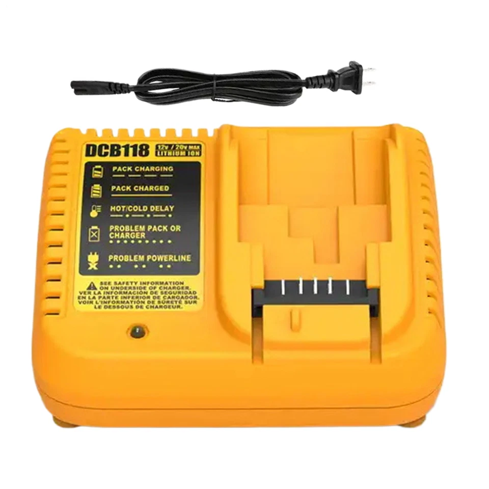 New Dewalt DCB118 12V-20V 20 Volt Max Fast Charger Lithium Battery Charging (US) - Image 1 of 4