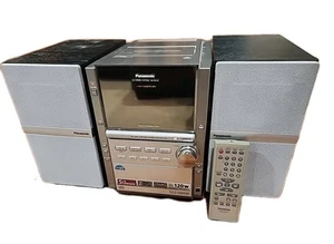 Panasonic SA-PM18 Bookshelf Stereo System 5 CD Disc Changer Cassette WORKING - Picture 1 of 6