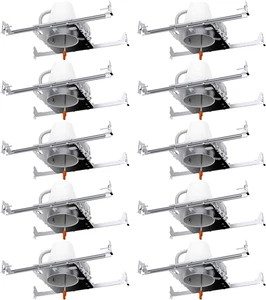 Sunco 10 Pack 4 Inch Can Lights Housing New Construction, Recessed Can Housing f - Picture 1 of 7